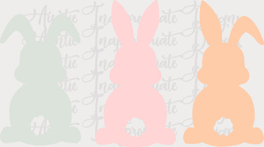 3 Bunnies Easter Digital Svg File