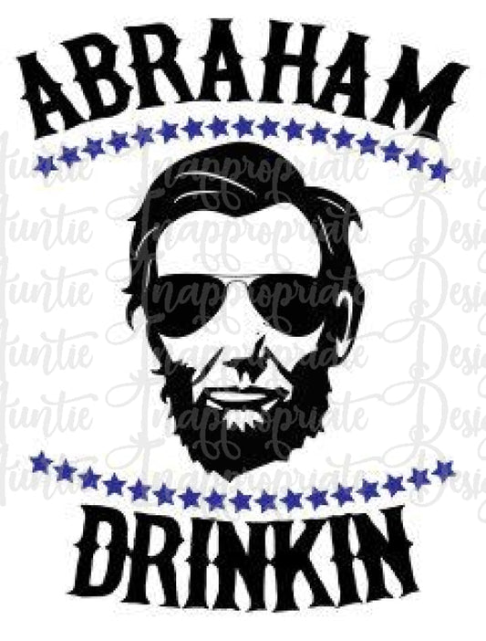 Abraham Drinkin Digital Svg File