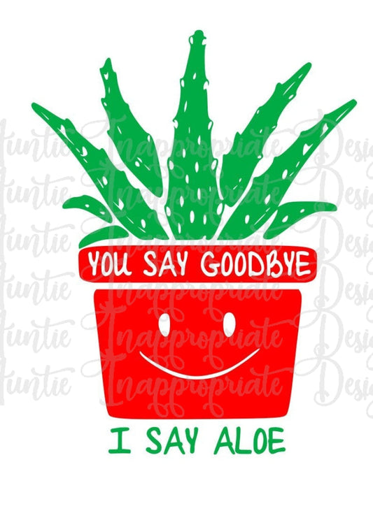 Aloe Goodbye Digital Svg File 52
