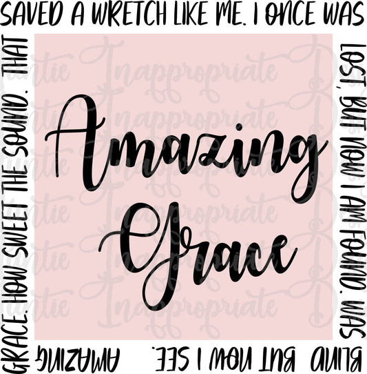 Amazing Grace Digital Svg File