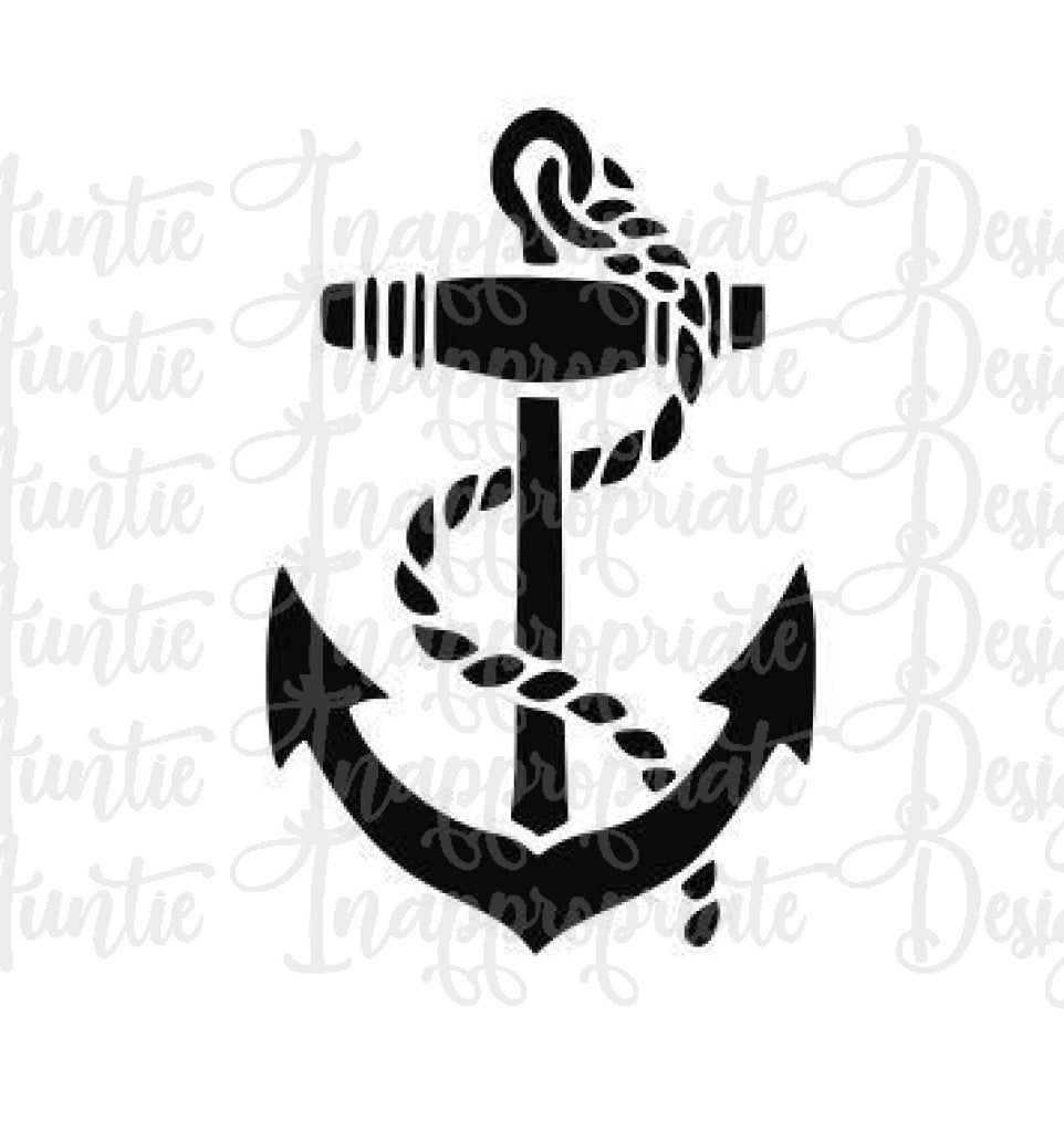 Anchor Nautical Sailing Boat Digital Svg File