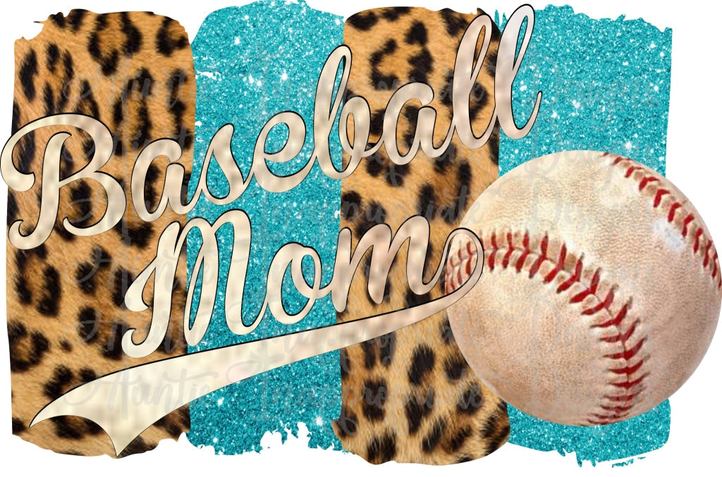 Baseball Mom Sublimation File Png Printable Shirt Design Heat Transfer Htv Digital File