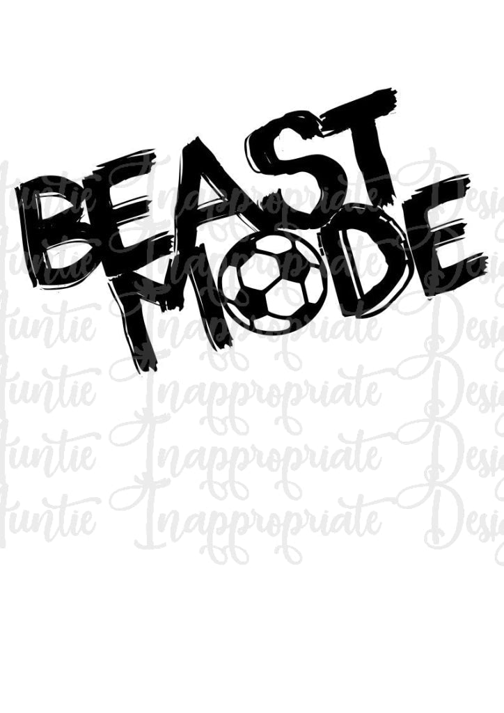 Beast Mode Soccer Digital Svg File