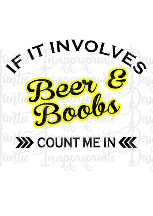 Beer And Boobs Digital Svg File