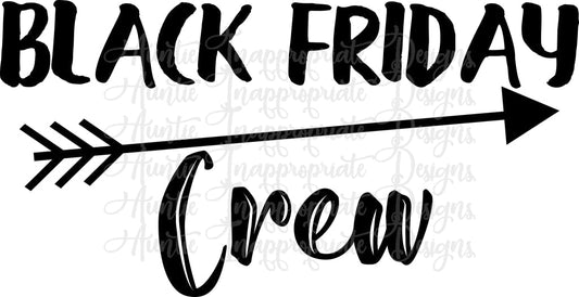 Black Friday Crew Digital Svg File