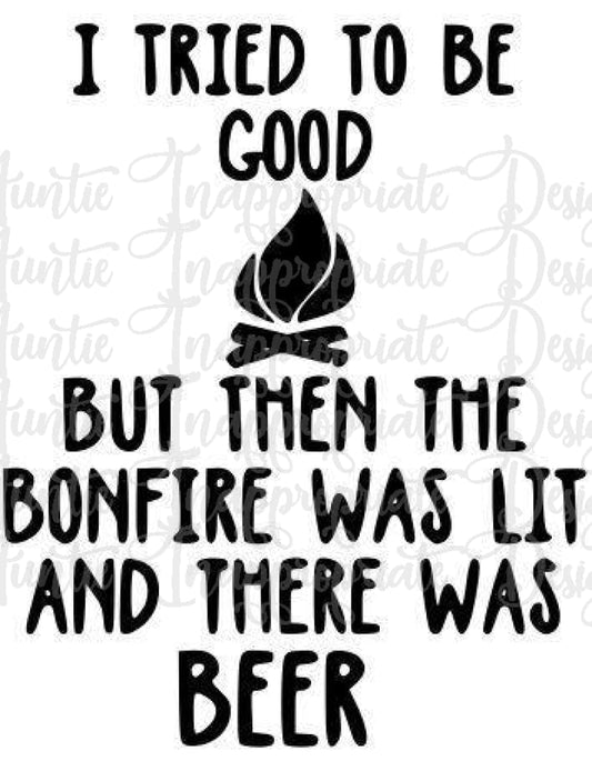 Bonfire Beer Digital Svg File