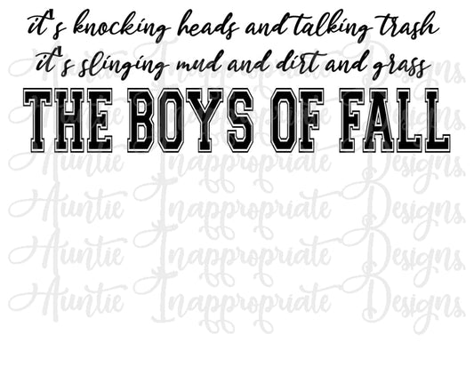 Boys Of Fall Digital Svg File