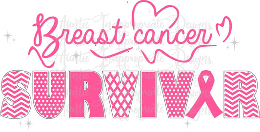 Breast Cancer Survivor Digital Svg File