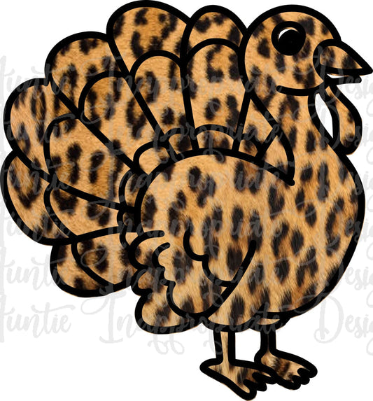 Cheetah Turkey Sublimation File Png Printable Shirt Design Heat Transfer Htv Digital File