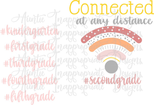 Connected At Any Distance All Grades Digital Svg File