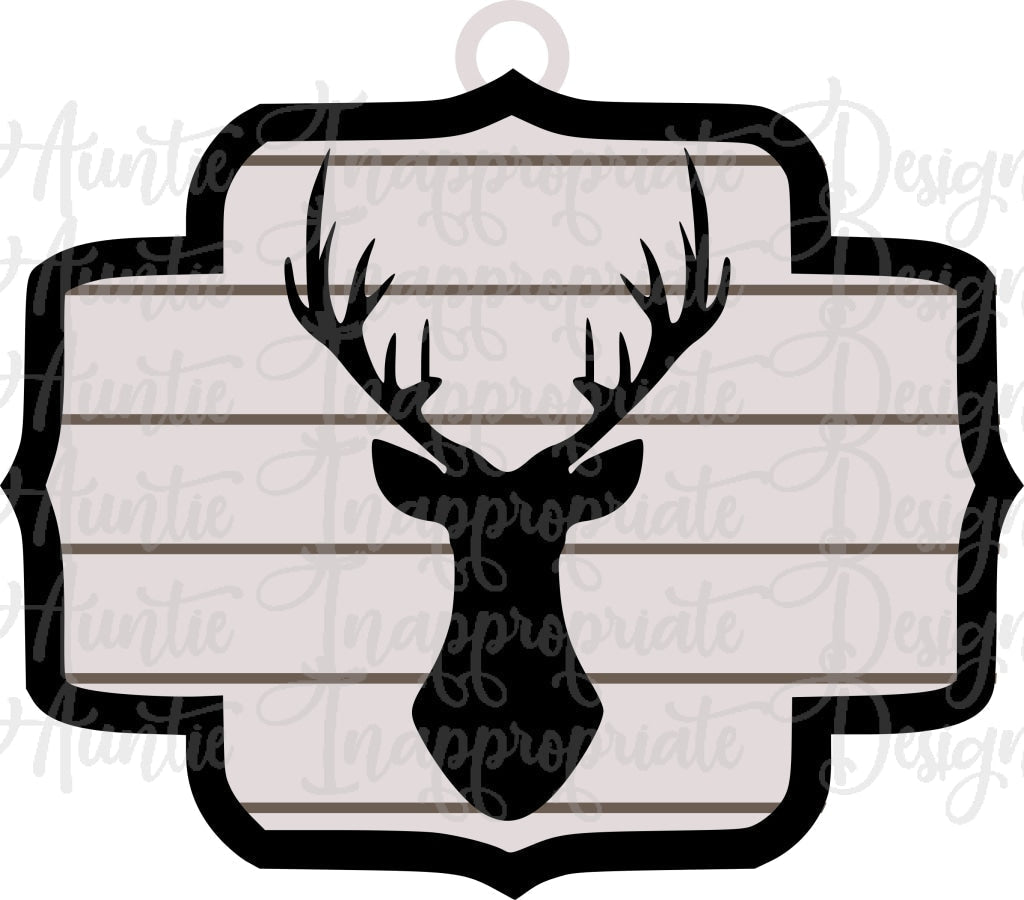 Deer Ornament Digital Svg File