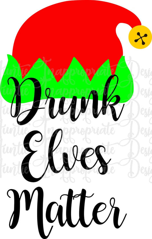 Drunk Elves Matter Digital Svg File File