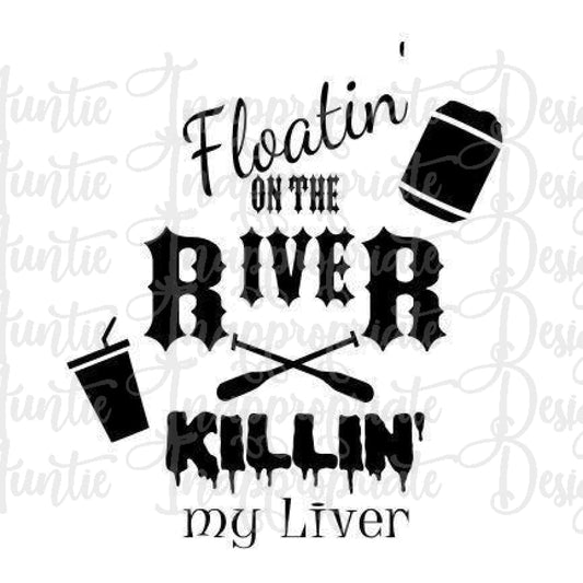 Floatin Down The River Digital Svg File