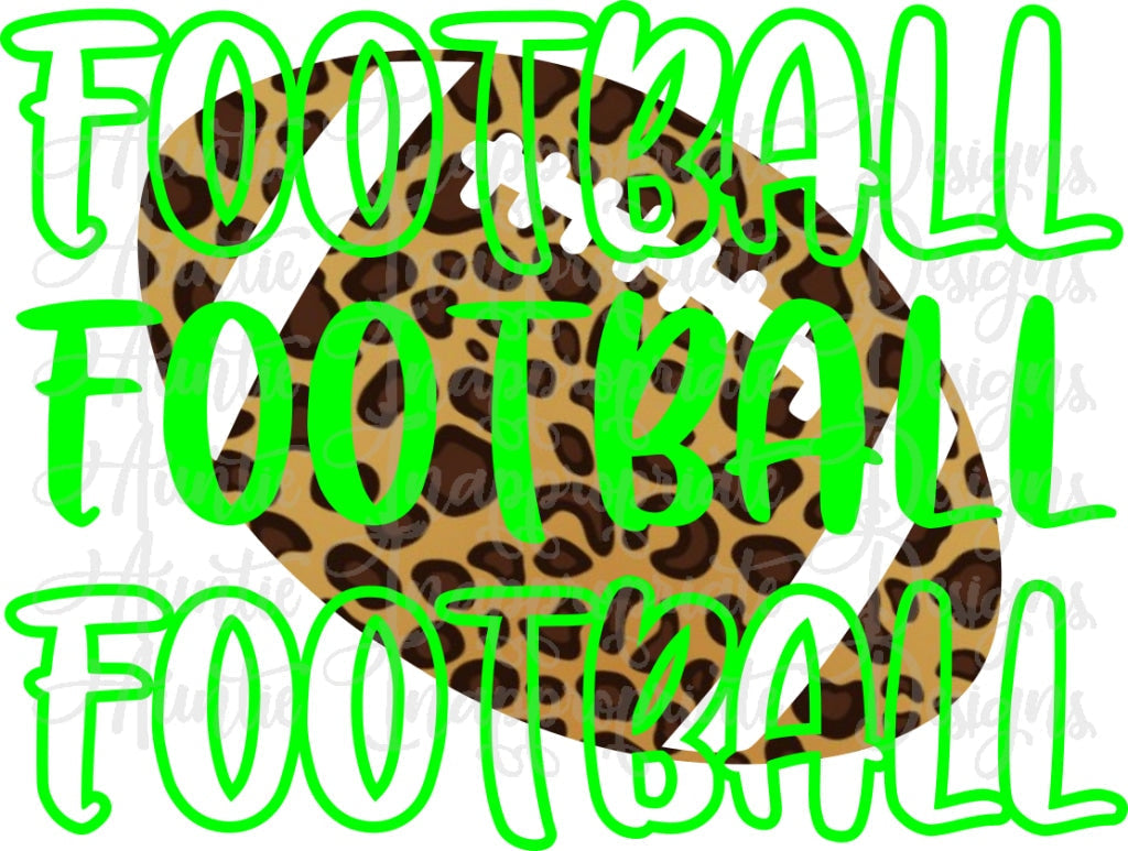 Football Sublimation File Png Printable Shirt Design Heat Transfer Htv Digital File