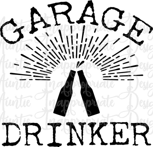 Garage Drinker Digital Svg File