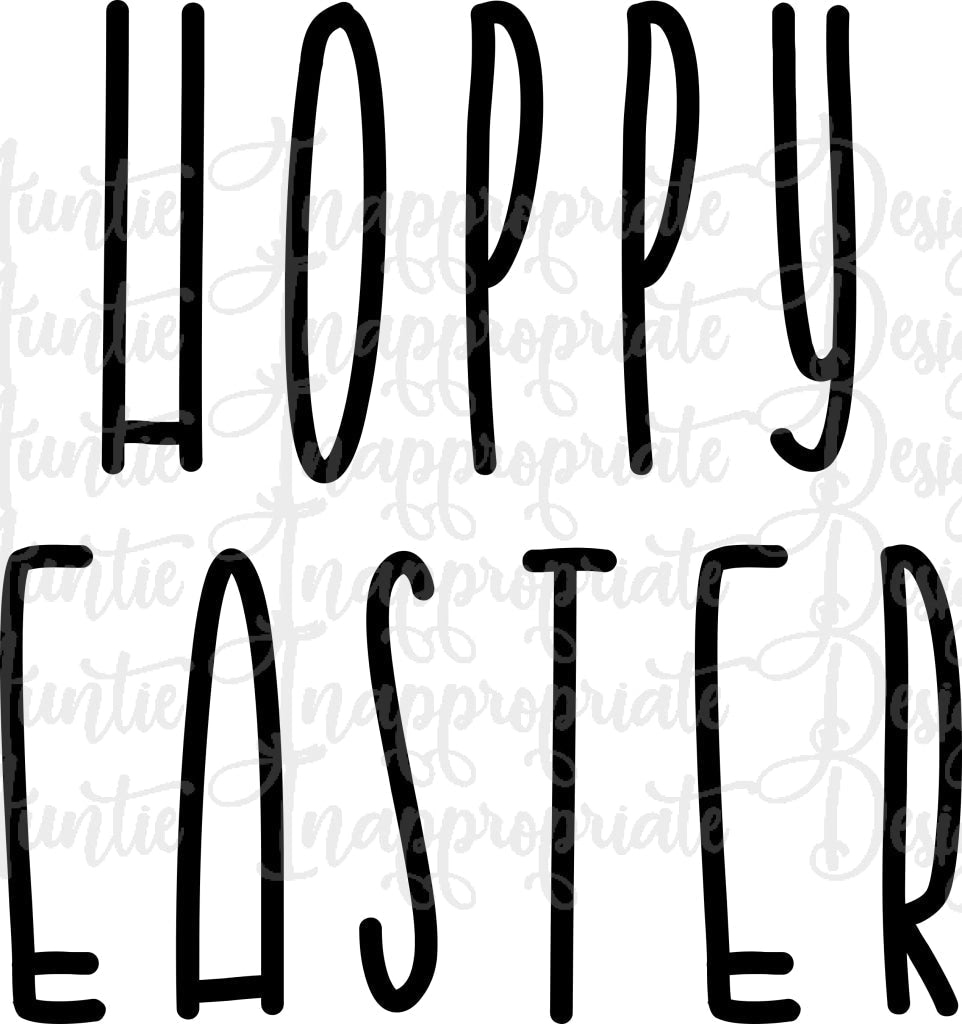 Hoppy Easter Digital Svg File
