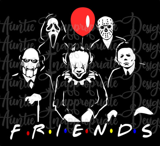 Horror Friends Halloween Digital Svg File