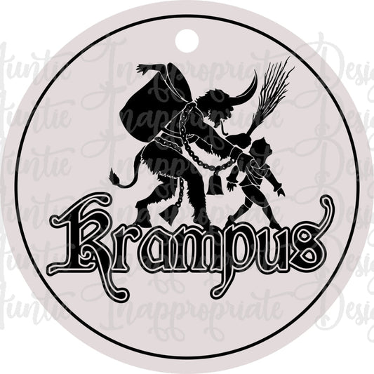 Krampus Ornament Digital Svg Design File
