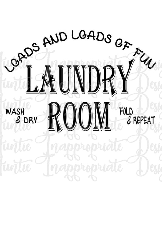 Laundry Room Digital Svg File