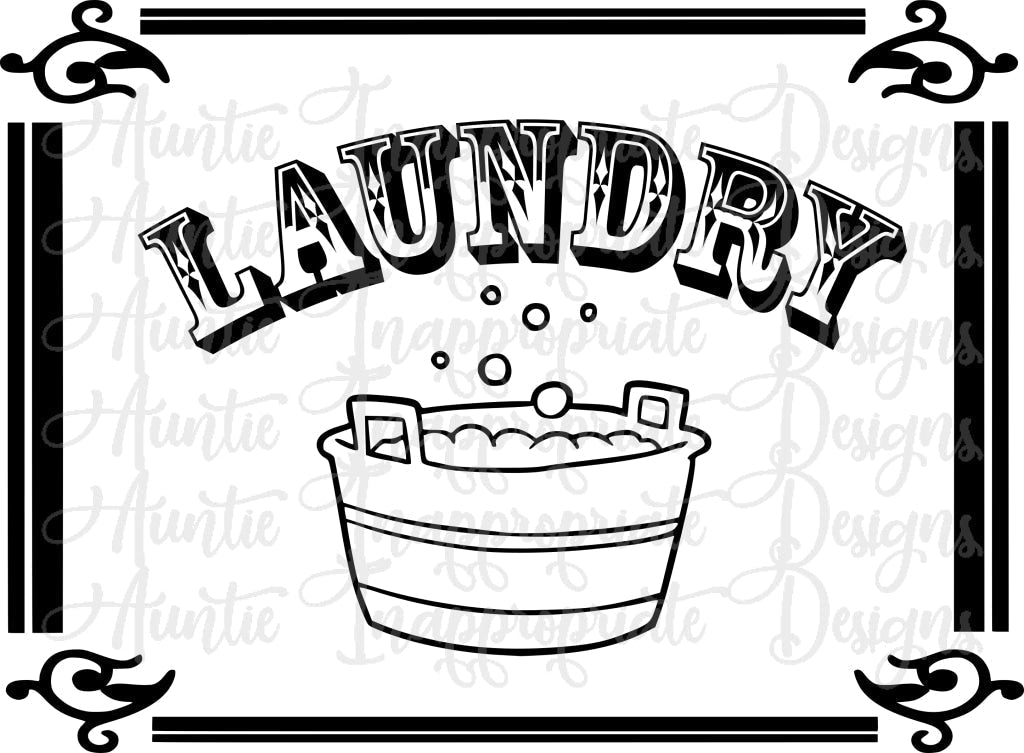 Laundry Svg File Digital