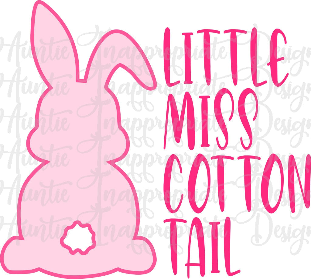 Little Miss Cotton Tail Digital Svg File