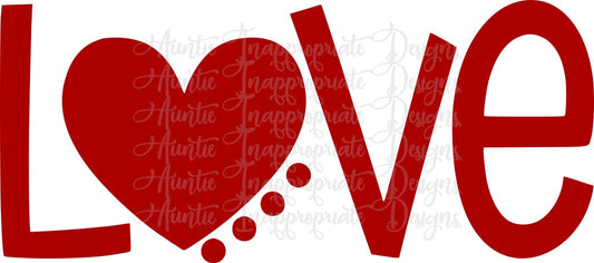 Love Dots Valentine Digital Svg File