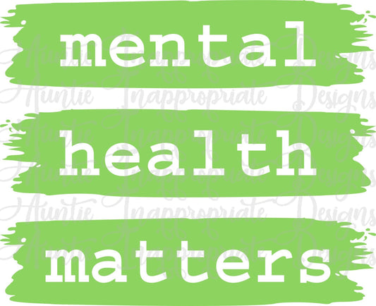 Mental Health Matters Digital Svg File