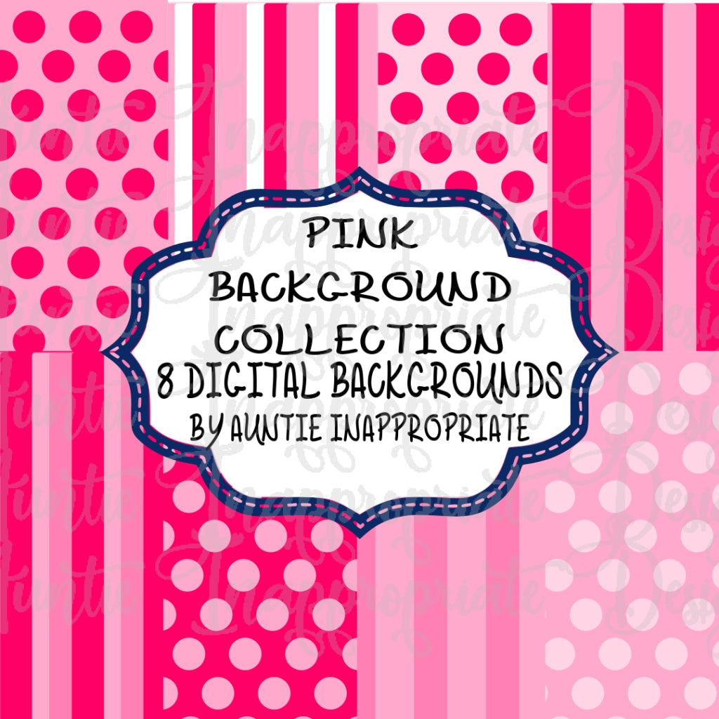 Pink Background Collection Digital Paper Bundle Sublimation Files Png Printable Shirt Design Heat