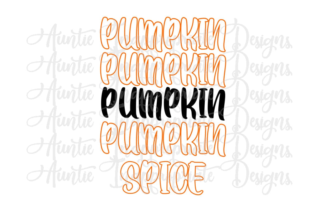 Pumpkin Spice Halloween Digital Svg File