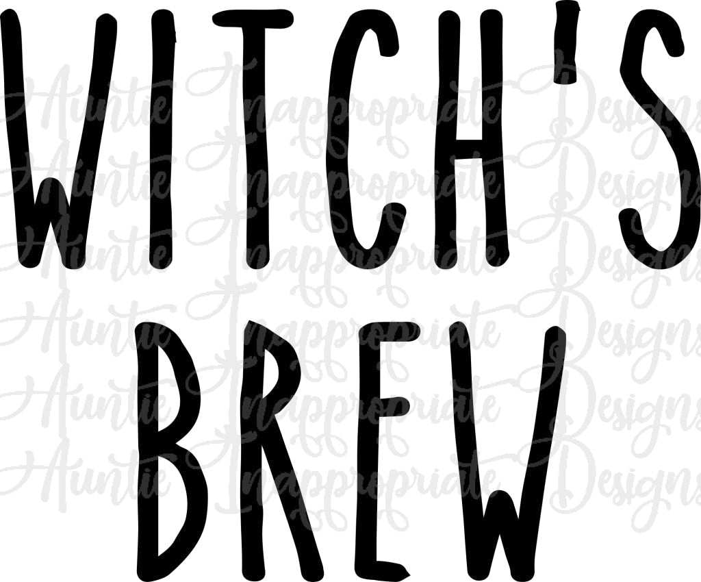Rae Dunn Inspired Witchs Brew Digital Svg File