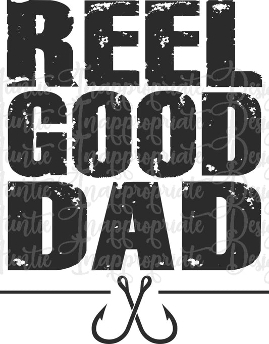 Reel Good Dad Fishing Digital Svg File