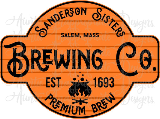 Sanderson Sisters Brewing Co Digital Svg File
