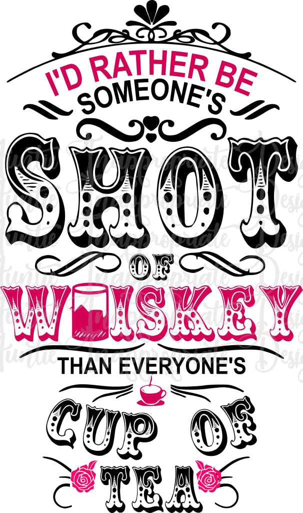 Shot Of Whiskey Digital Svg File