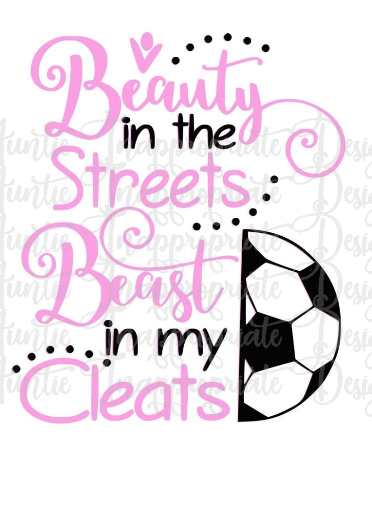 Soccer Beauty Digital Svg File