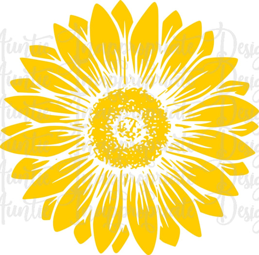 Sunflower Digital Svg File