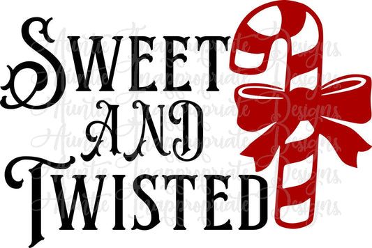 Sweet And Twisted Digital Svg File