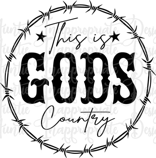 This Is Gods Country Digital Svg File