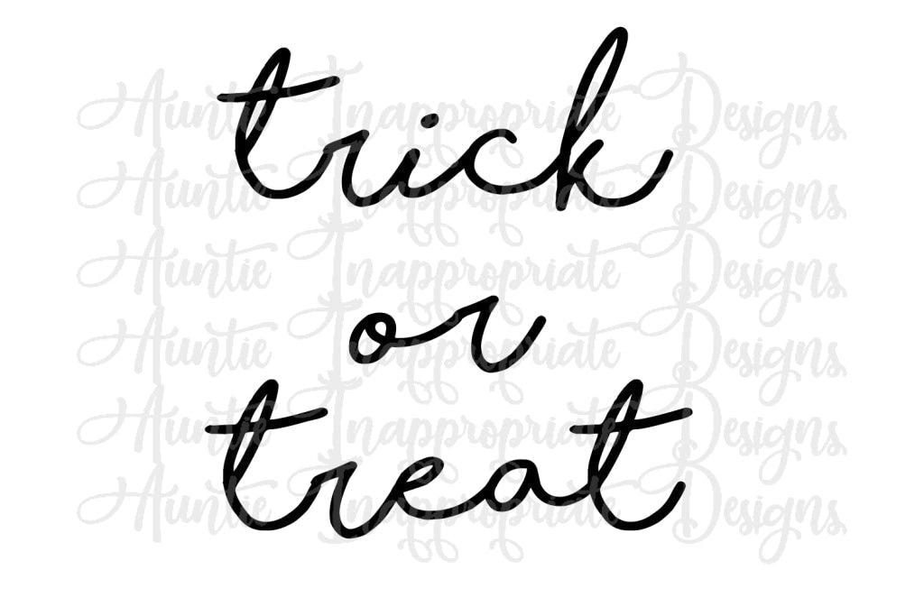 Trick Or Treat Halloween Digital Svg File
