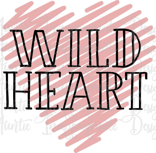 Wild Heart Valentine Truck Hearts Digital Svg File