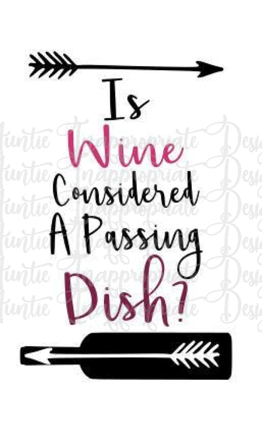 Wine Passing Dish Thanksgiving Digital Svg File 52