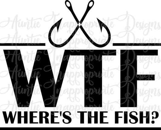 Wtf Wheres The Fish Digital Svg File