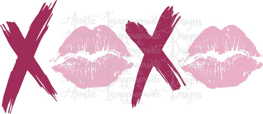 Xoxo Lips Digital Svg File