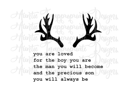 You Are Loved For The Boy You Digital Svg File