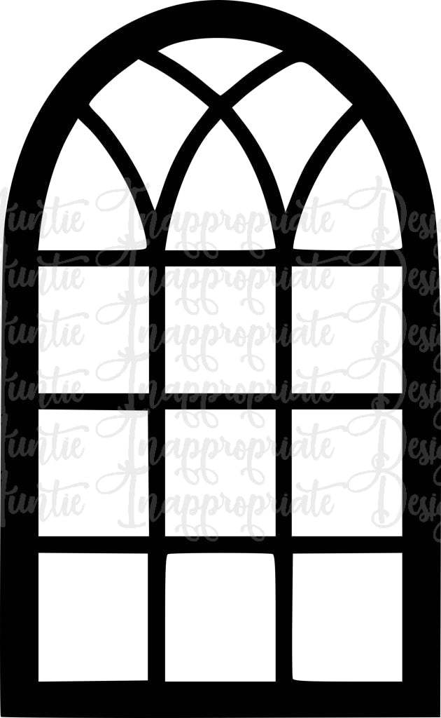 Arched Window Digital Svg File
