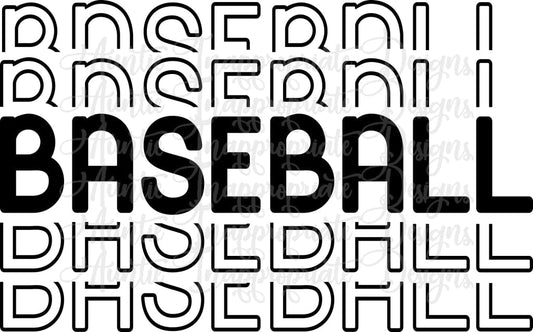 Baseball Layer Digital Svg File