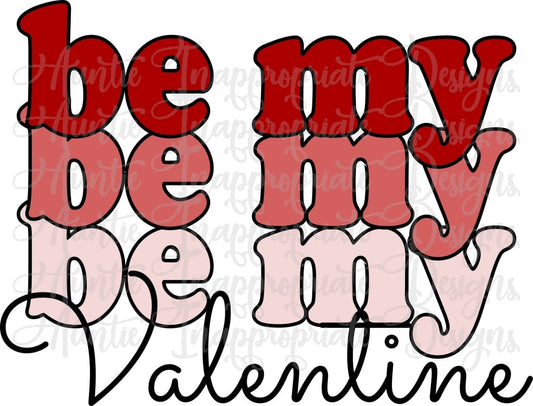 Be My Valentine Layers Digital Svg File