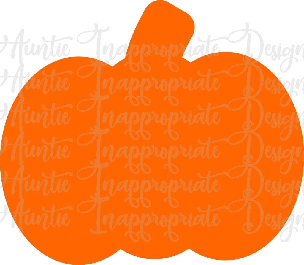 Chunky Pumpkin Digital Svg File