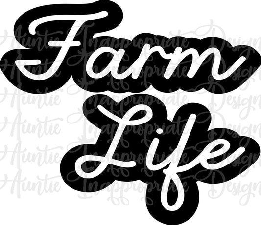 Farm Life Digital Svg Cut File