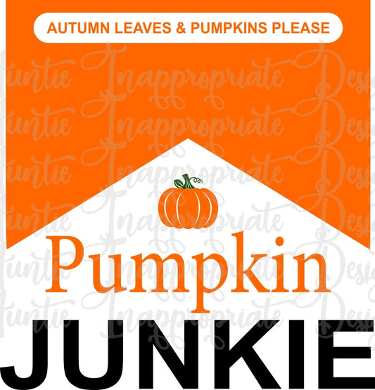 Pumpkin Junkie Digital Svg File