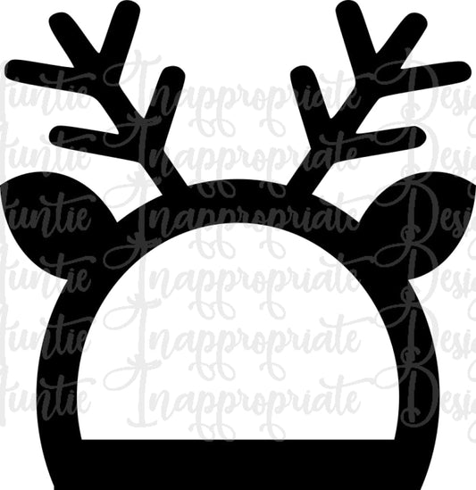 Reindeer Napkin Ring Digital Svg File